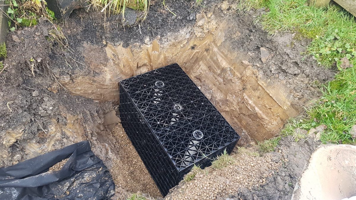Land drainage installation — photo 3