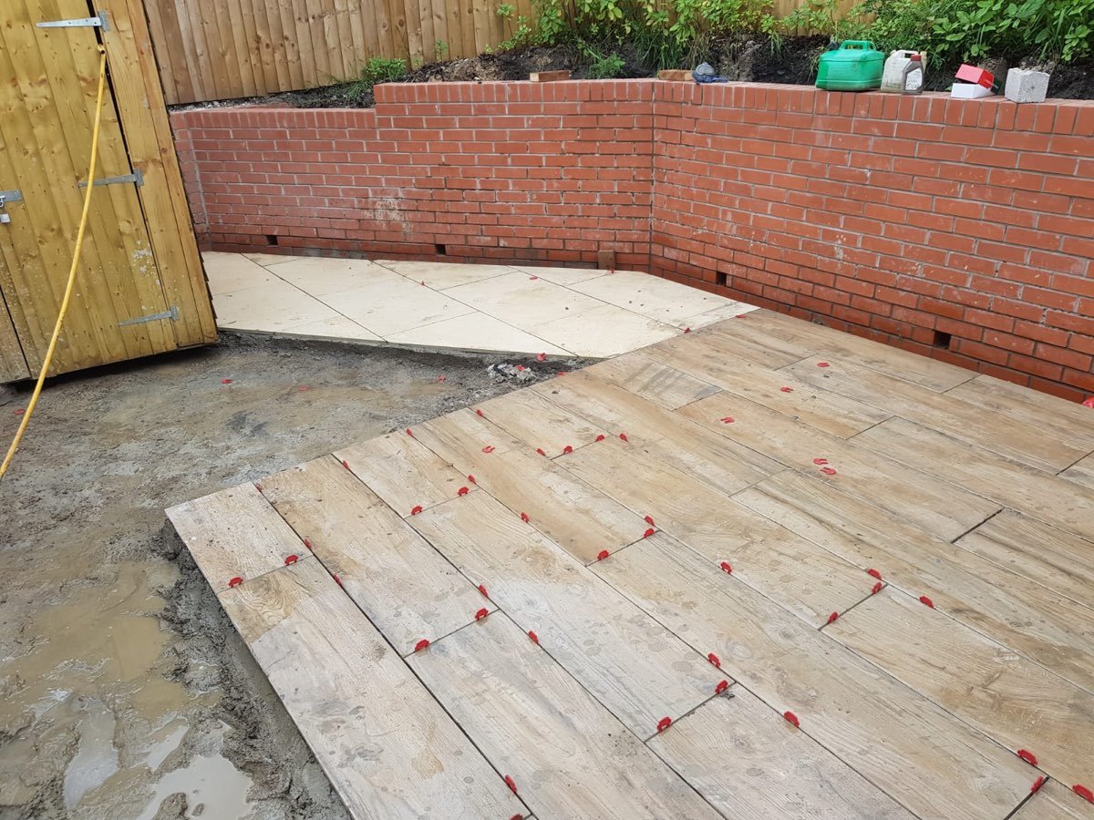 Porcelain paving installation — photo 2